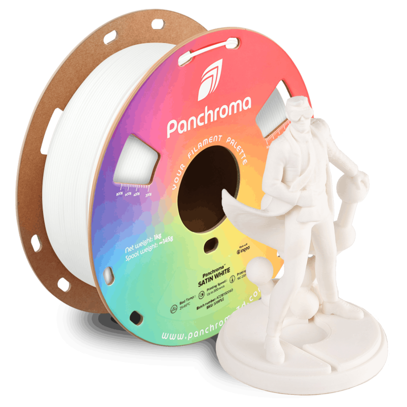 Polymaker Panchroma™ PLA Satin White Polymaker Panchroma™ PLA Satin White