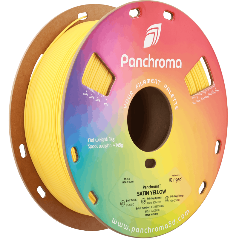 Polymaker Panchroma™ PLA Satin Yellow Filament