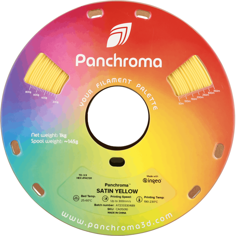 Polymaker Panchroma™ PLA Satin Yellow Filament
