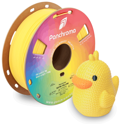 Polymaker Panchroma™ PLA Satin Yellow Filament Polymaker Panchroma™ PLA Satin Yellow Filament