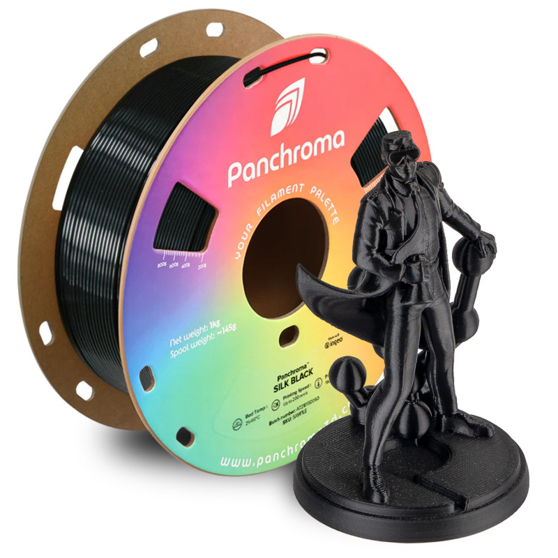 Polymaker Panchroma™ PLA Silk Black Filament Polymaker Panchroma™ PLA Silk Black Filament