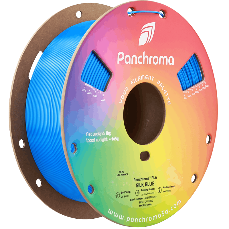 Polymaker Panchroma™ PLA Silk Blue Filament Polymaker Panchroma™ PLA Silk Blue Filament