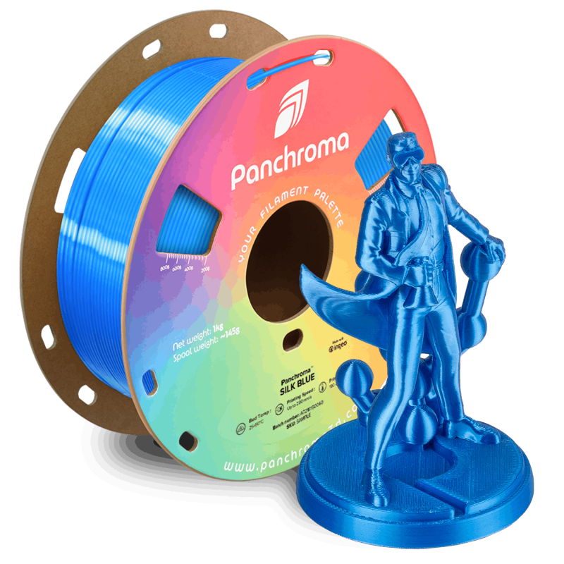 Polymaker Panchroma™ PLA Silk Blue Filament Polymaker Panchroma™ PLA Silk Blue Filament