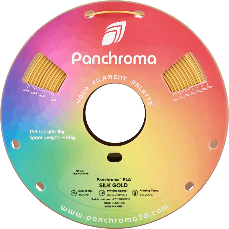 Polymaker Panchroma™ PLA Silk Gold Filament Polymaker Panchroma™ PLA Silk Gold Filament