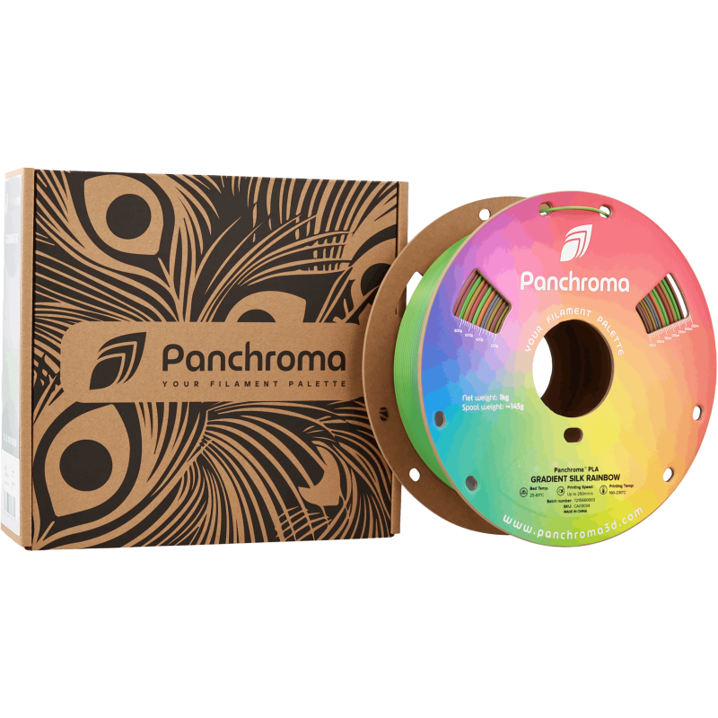 Polymaker Panchroma™ PLA Gradient Silk Rainbow Filament Polymaker Panchroma™ PLA Gradient Silk Rainbow Filament