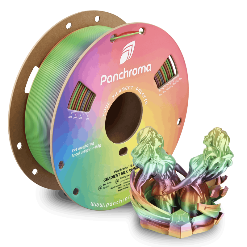 Polymaker Panchroma™ PLA Gradient Silk Rainbow Filament Polymaker Panchroma™ PLA Gradient Silk Rainbow Filament