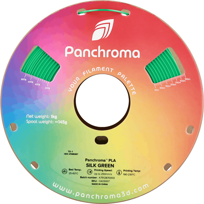 Polymaker Panchroma™ PLA Silk Green Filament Polymaker Panchroma™ PLA Silk Green Filament