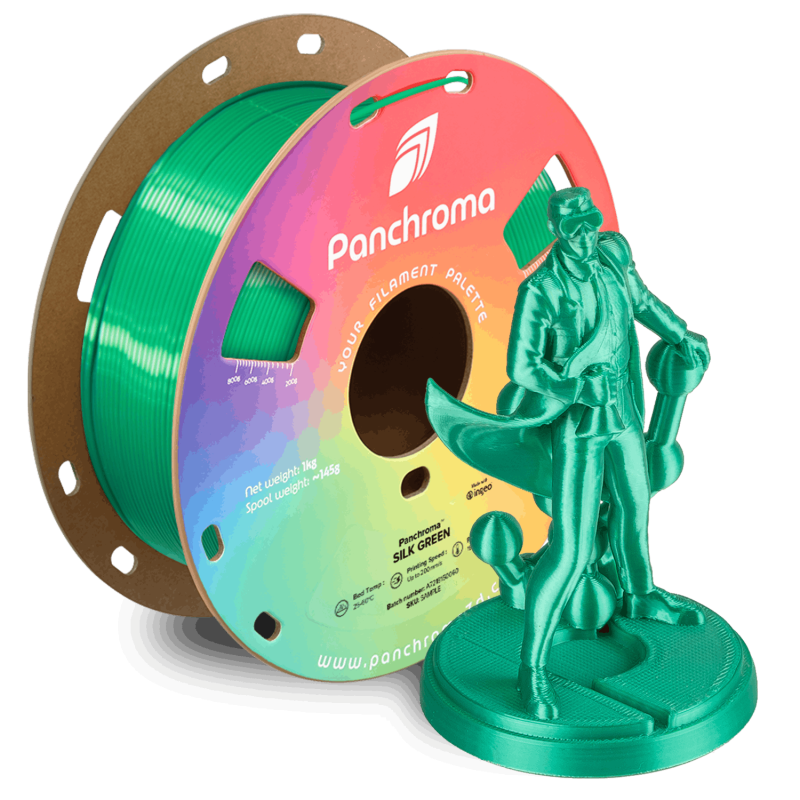 Polymaker Panchroma™ PLA Silk Green Filament Polymaker Panchroma™ PLA Silk Green Filament