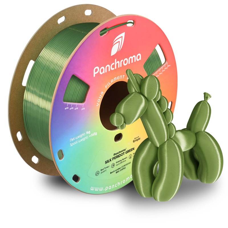 Polymaker Panchroma™ PLA Silk Peridot Green Filament Polymaker Panchroma™ PLA Silk Peridot Green Filament