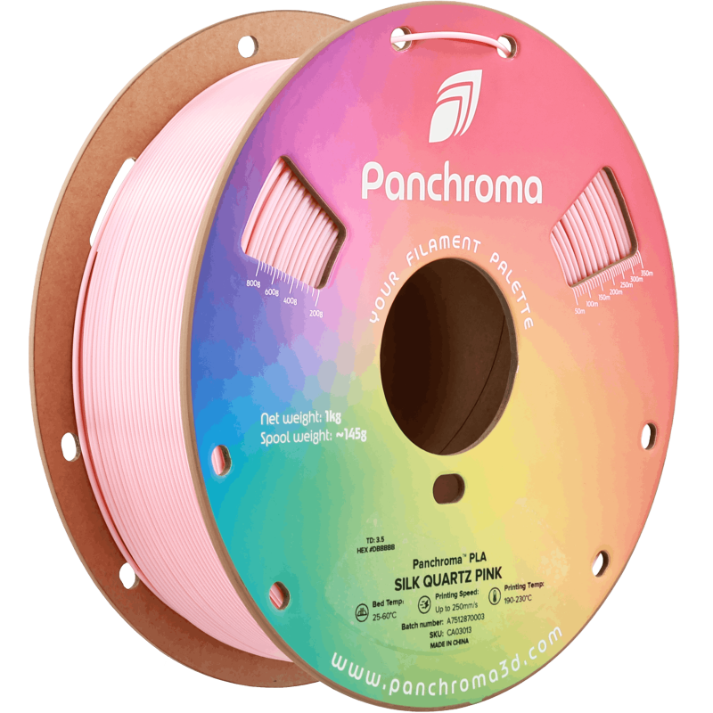 Polymaker Panchroma™ PLA Silk Quartz Pink Filament