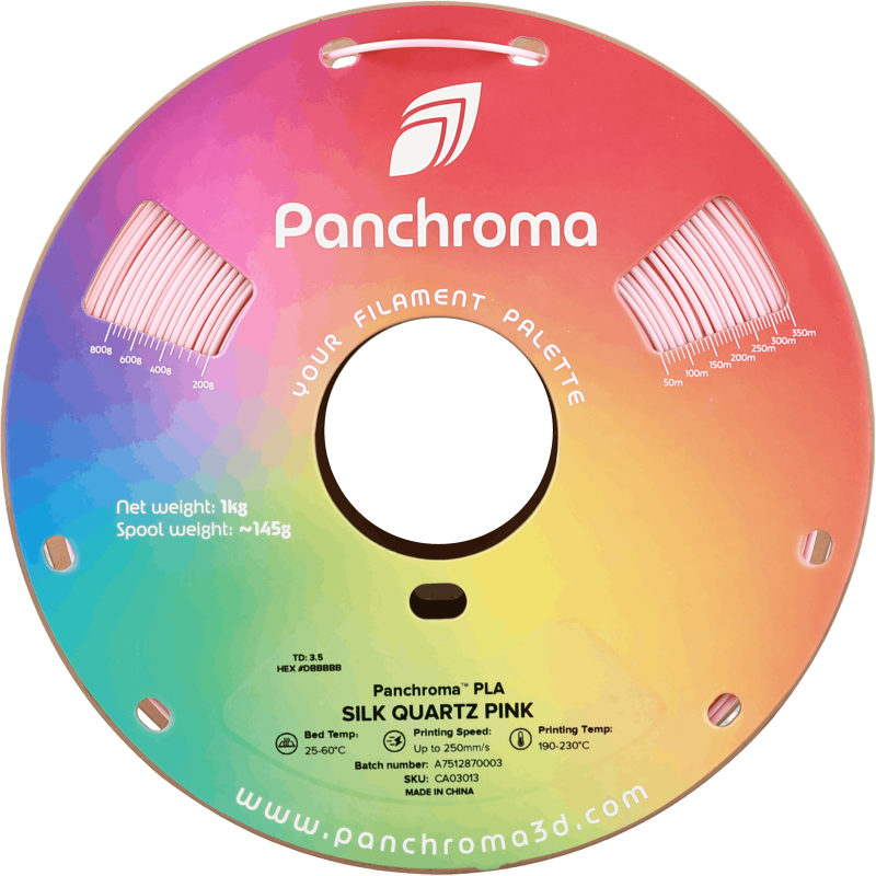Polymaker Panchroma™ PLA Silk Quartz Pink Filament