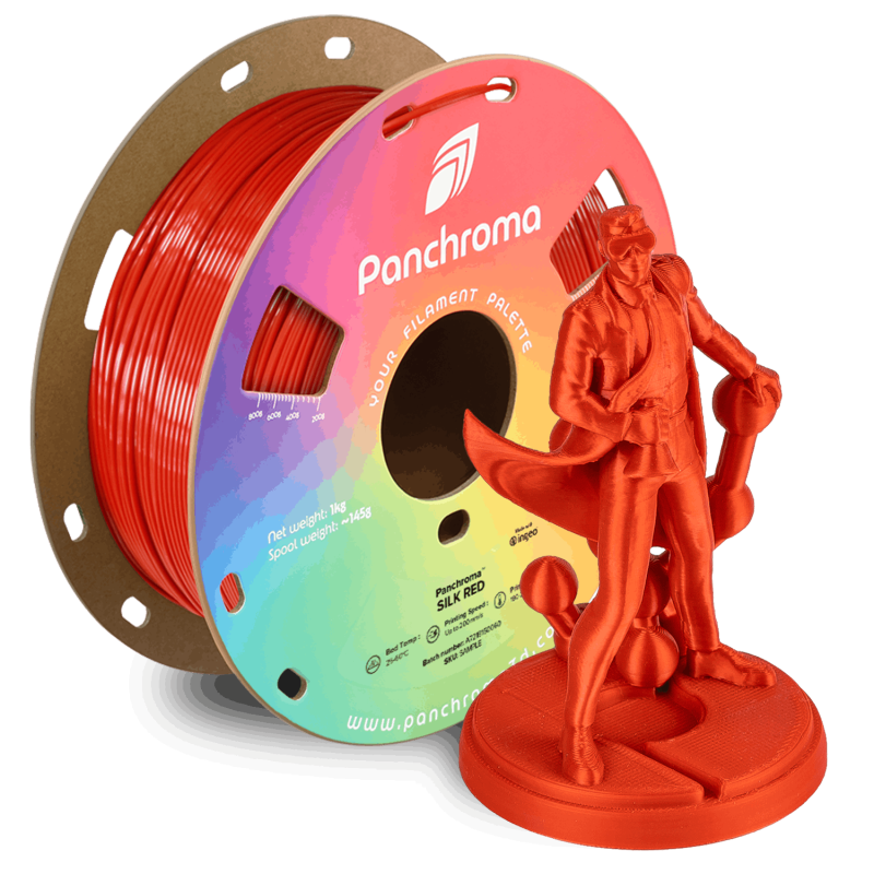 Polymaker Panchroma™ PLA Silk Red Filament Polymaker Panchroma™ PLA Silk Red Filament
