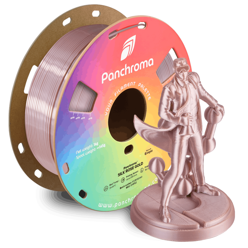 Polymaker Panchroma™ PLA Silk Rose Gold Filament Polymaker Panchroma™ PLA Silk Rose Gold Filament