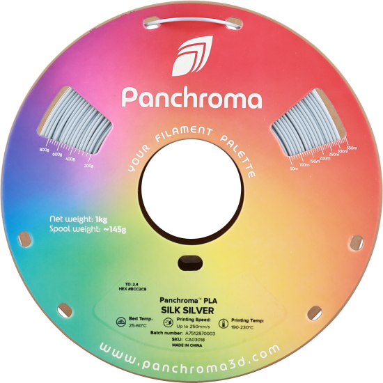 Polymaker Panchroma™ PLA Silk Silver Filament