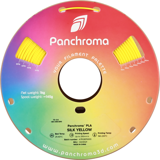 Polymaker Panchroma™ PLA Silk Yellow Filament