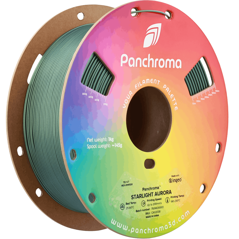 Polymaker Panchroma™ PLA Starlight Aurora Filament Polymaker Panchroma™ PLA Starlight Aurora Filament