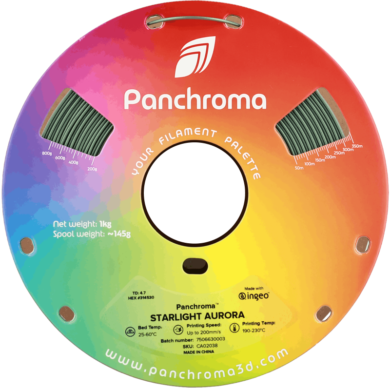 Polymaker Panchroma™ PLA Starlight Aurora Filament Polymaker Panchroma™ PLA Starlight Aurora Filament