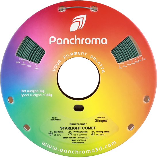 Polymaker Panchroma™ PLA Starlight Comet Polymaker Panchroma™ PLA Starlight Comet