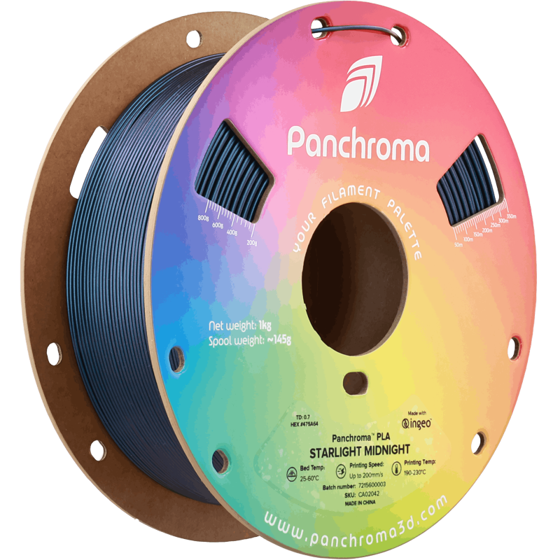 Polymaker Panchroma™ PLA Starlight Midnight Filament Polymaker Panchroma™ PLA Starlight Midnight Filament