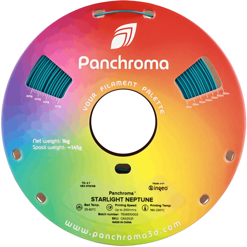 Polymaker Panchroma™ PLA Starlight Neptune Filament Polymaker Panchroma™ PLA Starlight Neptune Filament