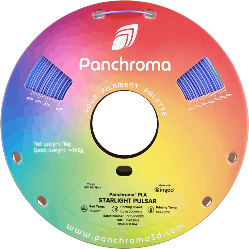 Polymaker Panchroma™ PLA Starlight Pulsar Filament Polymaker Panchroma™ PLA Starlight Pulsar Filament