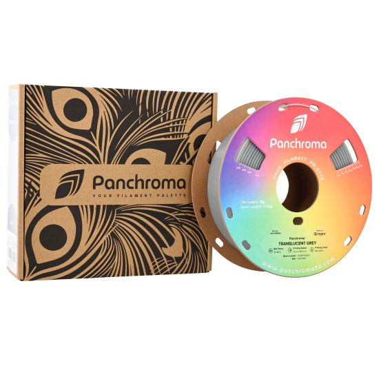Polymaker Panchroma™ PLA Translucent Grey Filament Polymaker Panchroma™ PLA Translucent Grey Filament