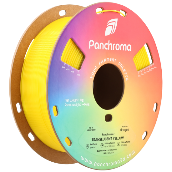 Polymaker Panchroma™ PLA Translucent Yellow Filament