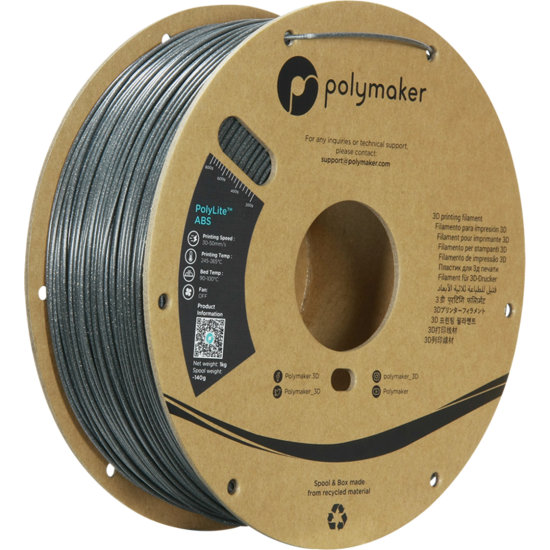 Polymaker PolyLite™ ABS Galaxy Dark Grey