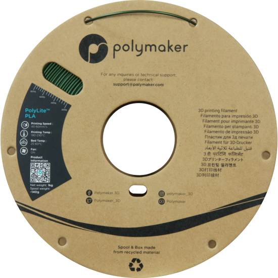 Polymaker PolyLite™ PLA Sparkle Dark Green