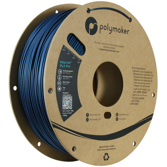Polymaker PolyLite™ PLA PRO Metallic Blue