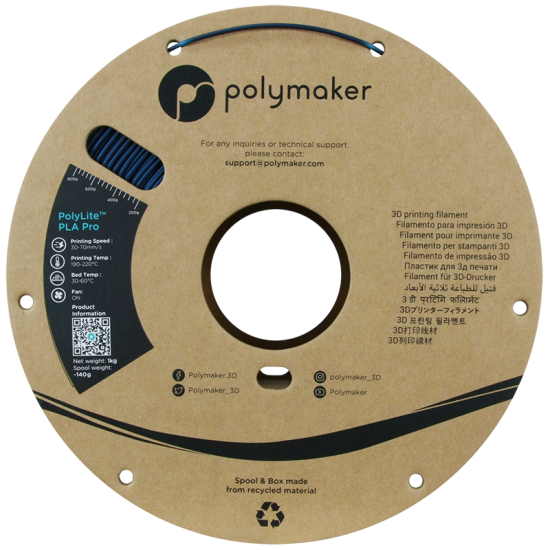 Polymaker PolyLite™ PLA PRO Metallic Blue