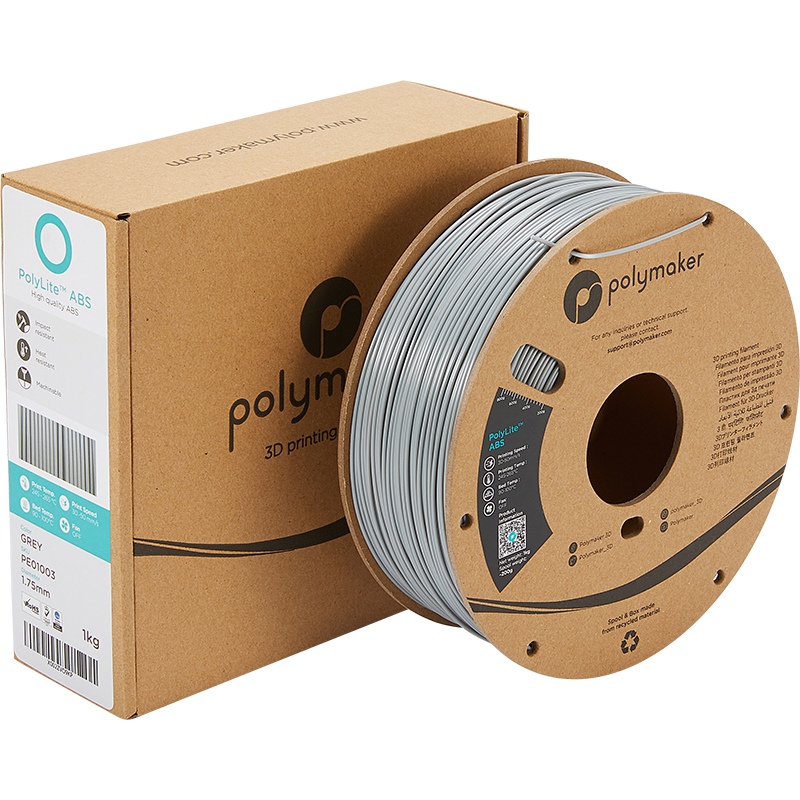 Polymaker PolyLite™ ABS Grey / Grijs Filament