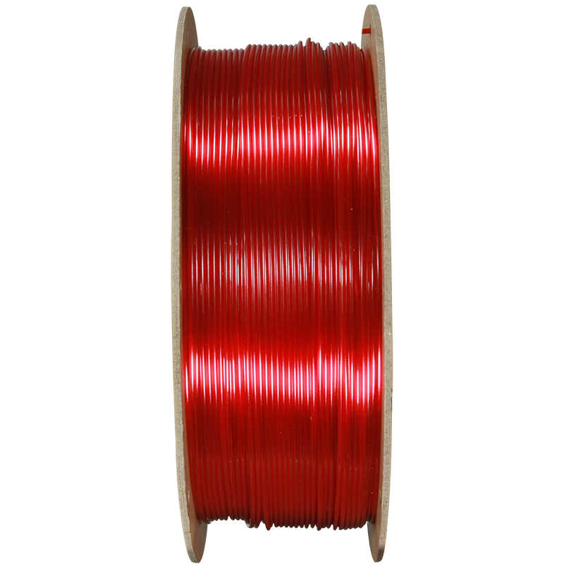 Polymaker PolyLite™ PETG Translucent Red / Transparant Rood Filament Polymaker PolyLite™ PETG Translucent Red / Transparant Rood Filament