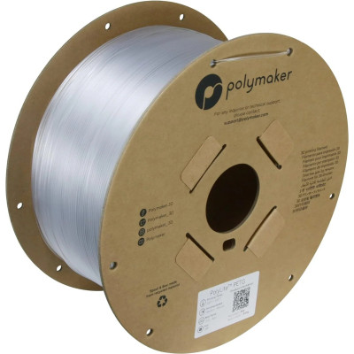 Polymaker PolyLite™ PETG Clear / Transparant Filament 3kg