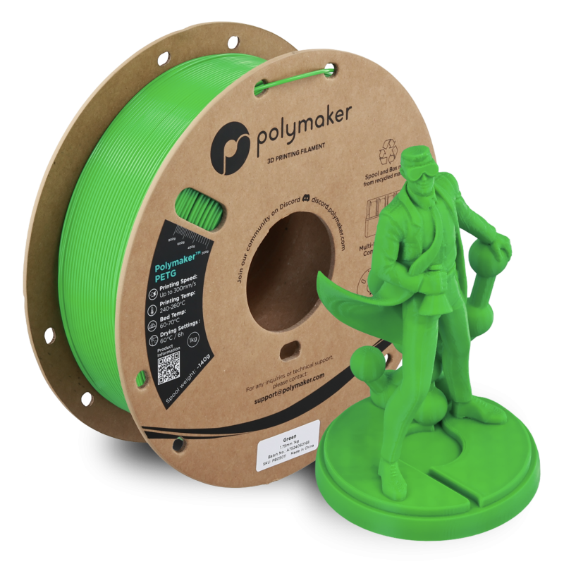 Polymaker™ PETG Green / Groen Filament