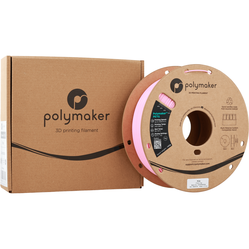 Polymaker™ PETG Pink / Roze Filament