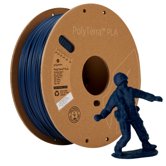 Polymaker PolyTerra™ PLA Army blue / Legerblauw Filament