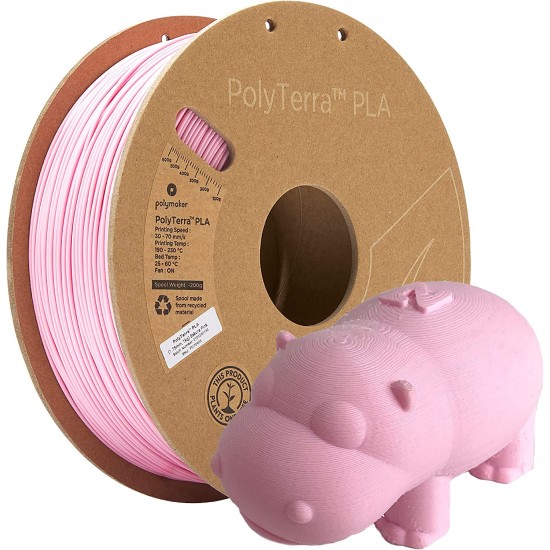 Polymaker PolyTerra PLA Sakura Pink / Licht Roze Filament