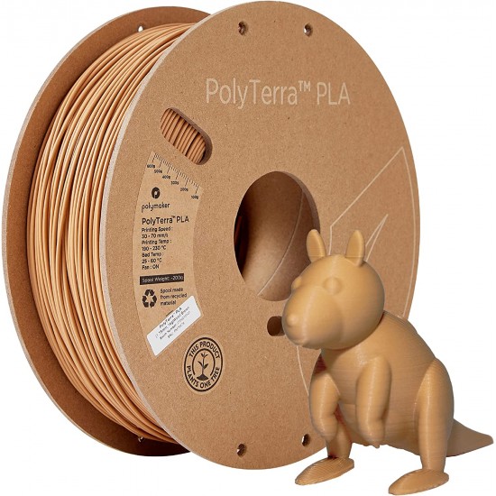 Polymaker PolyTerra™ PLA Wood Brown / Hout Bruin Filament