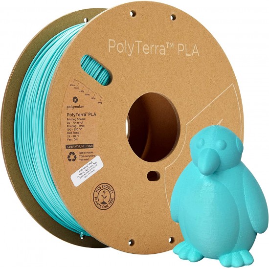 Polymaker PolyTerra™ PLA Arctic Teal / Turquoise Blauw Filament