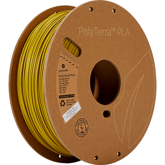 Polymaker PolyTerra PLA Army Light Green / Leger Licht Groen Filament