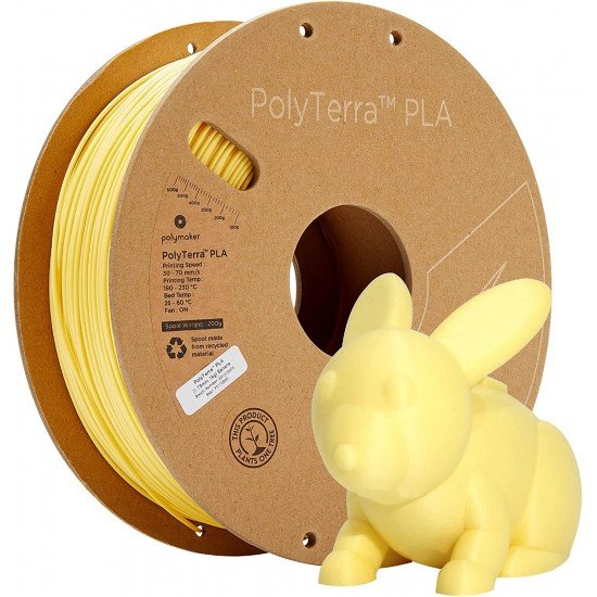 Polymaker PolyTerra PLA Banana / Banaan Geel Filament