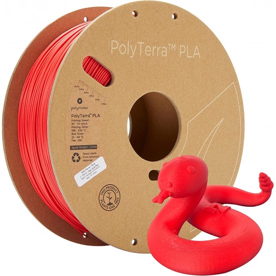 Polymaker PolyTerra PLA Lava Red / Lava Rood Filament
