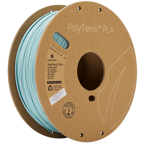Polymaker PolyTerra PLA Marble Slate Grey / Marmer Leisteen Grijs