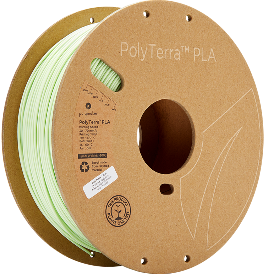 Polymaker PolyTerra PLA Mint / Mint Groen Filament
