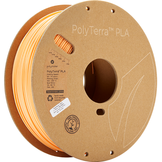 1.75mm Polymaker PolyTerra PLA Peach