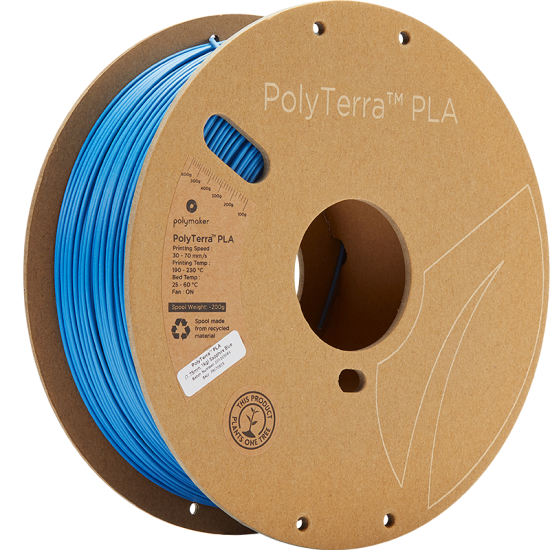Polymaker PolyTerra PLA Sapphire Blue / Saffier Blauw Filament