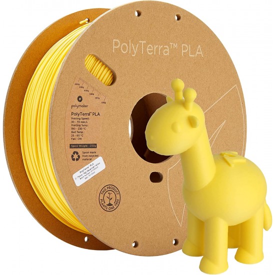 Polymaker PolyTerra™ PLA Savannah Yellow / Savanne Geel Filament