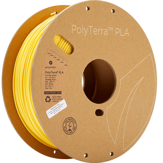 1.75mm Polymaker PolyTerra PLA Savannah Yellow