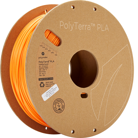 Polymaker PolyTerra PLA Sunrise Orange - Warm Oranje Filament